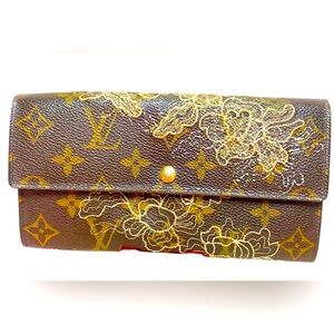 Louis Vuitton Monogram Dantelle Brown and gray in EUC leather chic fashion